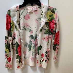 Parfait floral cardigan. Size S.